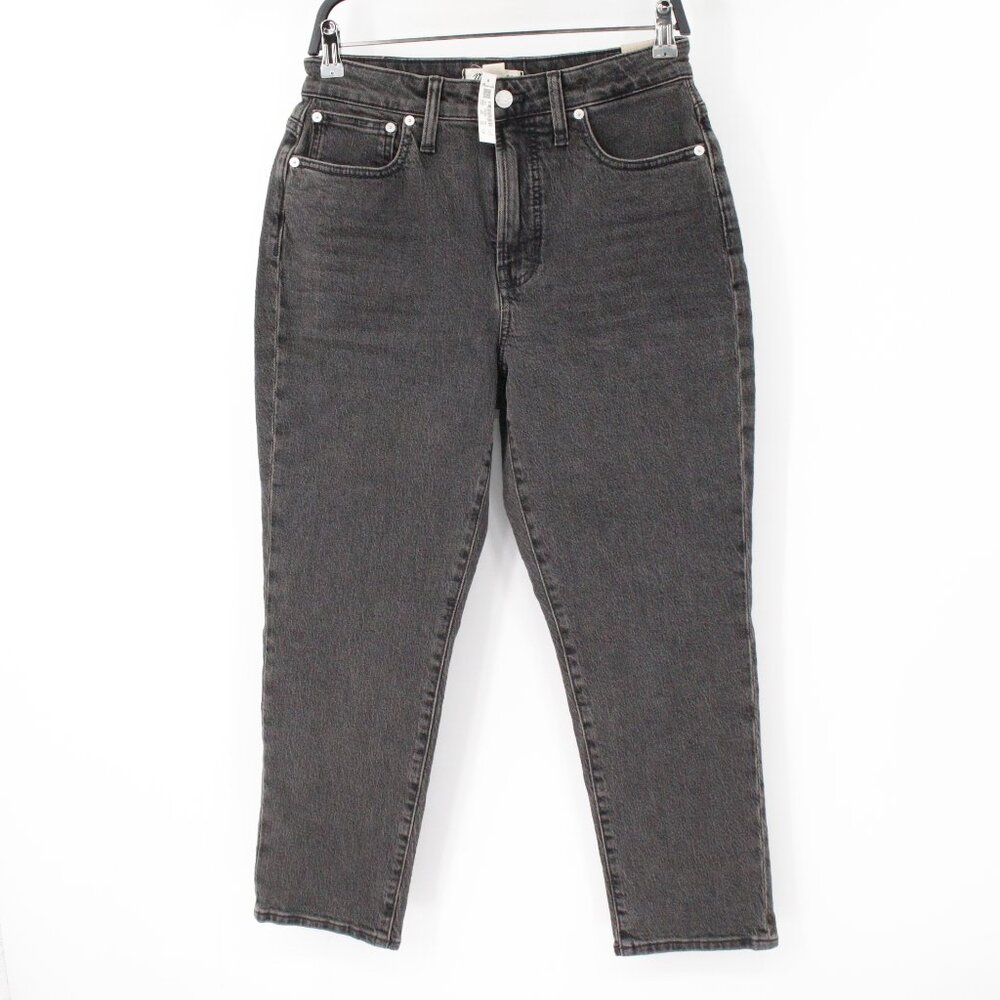 Madewell Women's Straight Leg Jeans - Washed Black